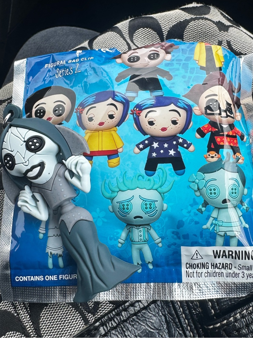 Coraline bag keychain